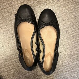 Vegan leather ballet flats